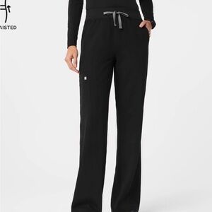 Figs Isabel high waisted wide legged scrub pants